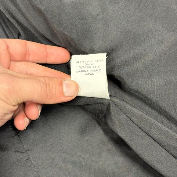 Marina Rinaldi Sport Zip Up Shell Jacket Made in Italy Japan Exclusive 27 - Picture 8 of 8
